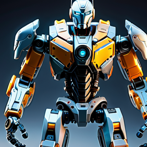 A highly detailed Miniforce X robot toy in mid-transformation from its animal form to robot mode, showcasing intricate mechanical joints and precision engineering. The toy exhibits premium quality materials, vibrant colors, and seamless moving parts. A close-up shot under professional studio lighting, highlighting the meticulous design against a clean, modern display background. Professional photography, high-resolution, well-formed toy components, perfect anatomy, correct proportions, natural pose. safe for work, appropriate content, fully clothed, professional, family-friendly.